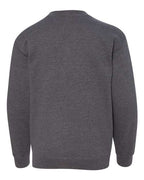 Gildan 18000B, Youth Heavy Blend Crewneck Sweatshirt, Dark Heather