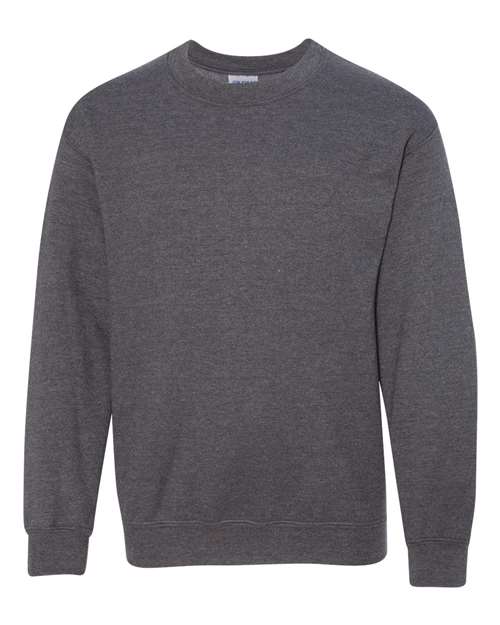 Gildan 18000B, Youth Heavy Blend Crewneck Sweatshirt, Dark Heather