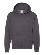 Gildan 557, 18500b Youth Heavy Blend Hooded Sweatshirt, Dark Heather