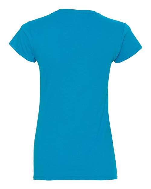 Gildan 64000L, Women's Softstyle T-shirt, Sapphire