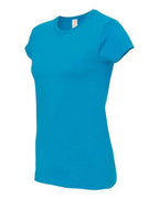 Gildan 809, 64000l Women's Softstyle T-shirt, Sapphire