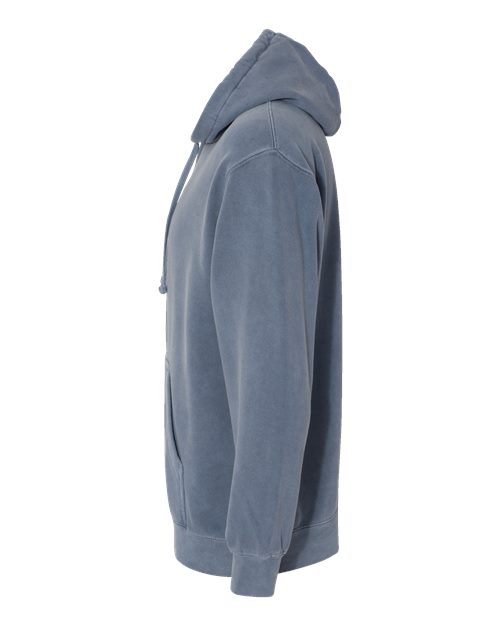 Comfort Colors 1567, Unisex Garment-dyed Hooded Sweatshirt, Blue Jean