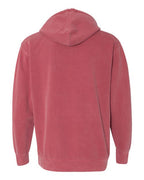 Comfort Colors 1567, Unisex Garment-dyed Hooded Sweatshirt, Crimson