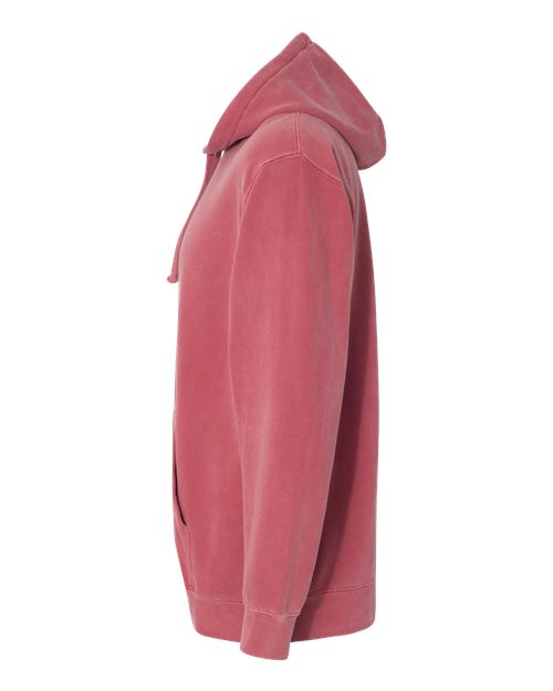 Comfort Colors 1567, Unisex Garment-dyed Hooded Sweatshirt, Crimson