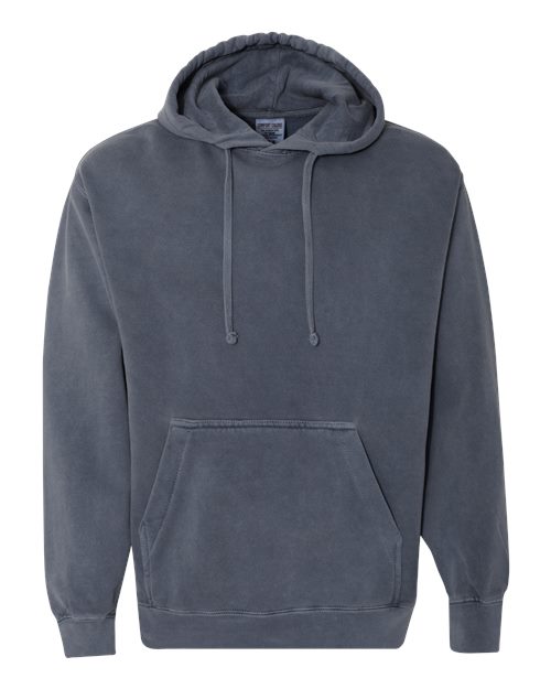 Comfort Colors 1567, Unisex Garment-dyed Hooded Sweatshirt, Denim