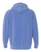 Comfort Colors 1567, Unisex Garment-dyed Hooded Sweatshirt, Flo Blue