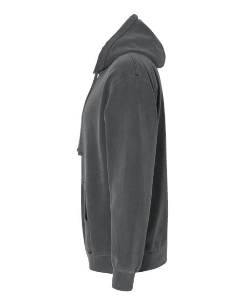 Comfort Colors 1567, Unisex Garment-dyed Hooded Sweatshirt, Pepper