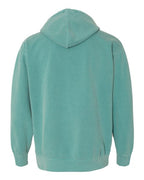 Comfort Colors 1567, Unisex Garment-dyed Hooded Sweatshirt, Seafoam