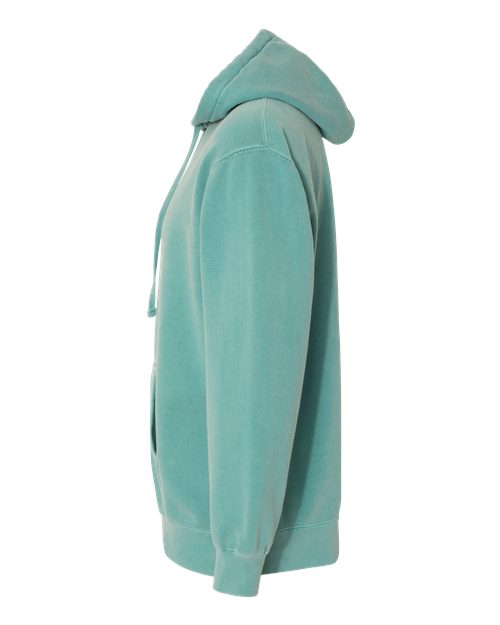 Comfort Colors 1567, Unisex Garment-dyed Hooded Sweatshirt, Seafoam