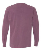 Comfort Colors 6014, Unisex Garment-dyed Heavyweight Long Sleeve T-shirt, Berry