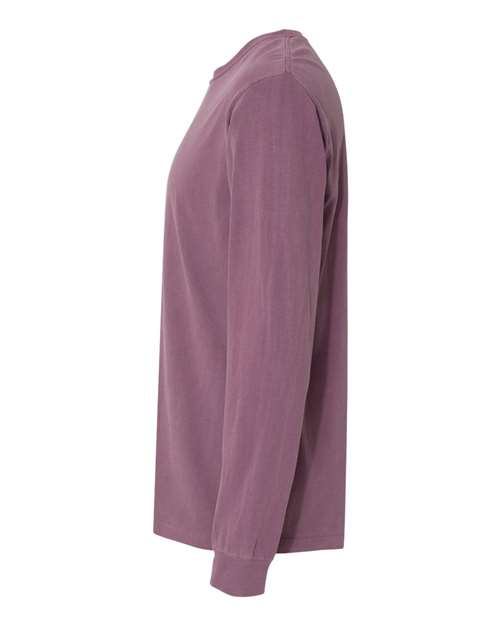 Comfort Colors 6014, Unisex Garment-dyed Heavyweight Long Sleeve T-shirt, Berry