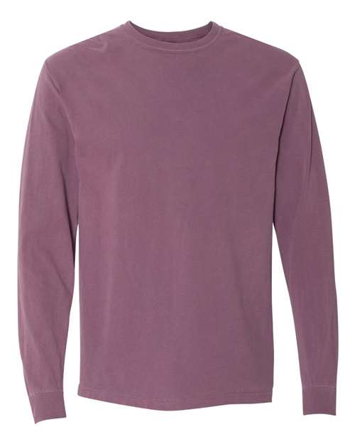 Comfort Colors 6014, Unisex Garment-dyed Heavyweight Long Sleeve T-shirt, Berry