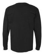 Comfort Colors 6014, Unisex Garment-dyed Heavyweight Long Sleeve T-shirt, Black