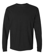 Comfort Colors 6014, Unisex Garment-dyed Heavyweight Long Sleeve T-shirt, Black