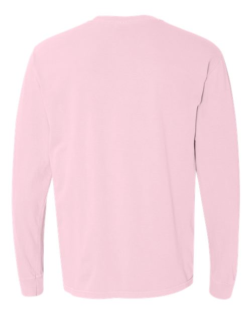 Comfort Colors 6014, Unisex Garment-dyed Heavyweight Long Sleeve T-shirt, Blossom