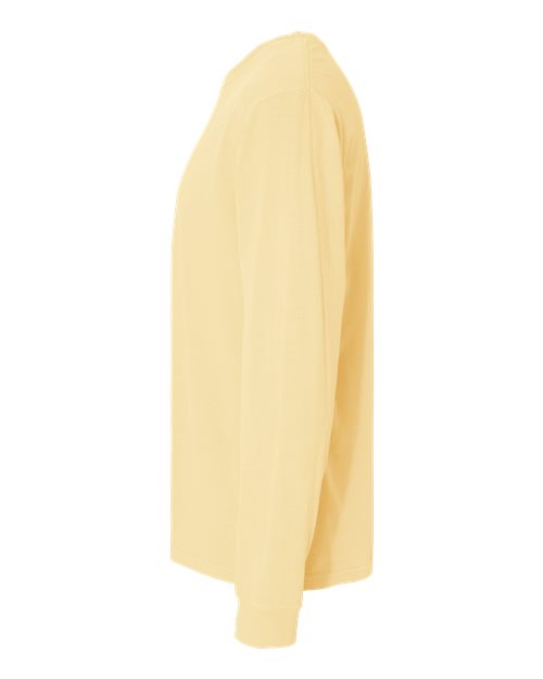 Comfort Colors 6014, Unisex Garment-dyed Heavyweight Long Sleeve T-shirt, Butter