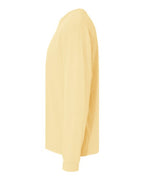 Comfort Colors 6014, Unisex Garment-dyed Heavyweight Long Sleeve T-shirt, Butter