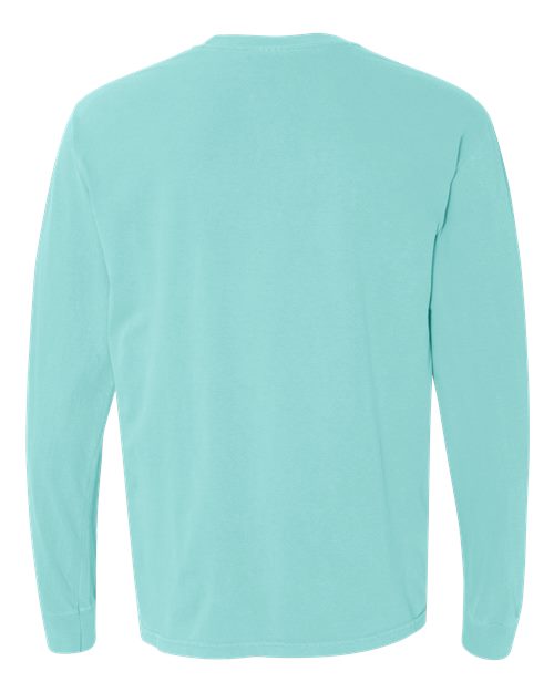 Comfort Colors 6014, Unisex Garment-dyed Heavyweight Long Sleeve T-shirt, Chalky Mint