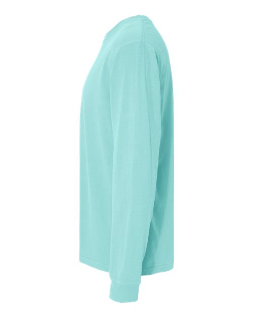 Comfort Colors 6014, Unisex Garment-dyed Heavyweight Long Sleeve T-shirt, Chalky Mint