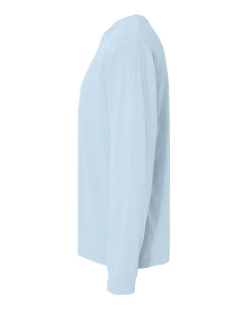 Comfort Colors 6014, Unisex Garment-dyed Heavyweight Long Sleeve T-shirt, Chambray