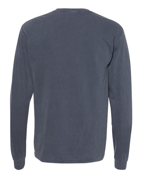 Comfort Colors 6014, Unisex Garment-dyed Heavyweight Long Sleeve T-shirt, Denim
