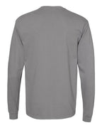 Comfort Colors 6014, Unisex Garment-dyed Heavyweight Long Sleeve T-shirt, Granite