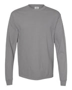Comfort Colors 6014, Unisex Garment-dyed Heavyweight Long Sleeve T-shirt, Granite