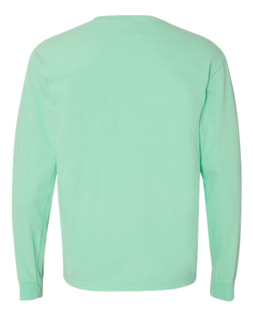 Comfort Colors 6014, Unisex Garment-dyed Heavyweight Long Sleeve T-shirt, Island Reef