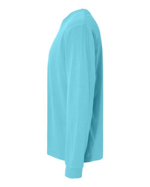Comfort Colors 6014, Unisex Garment-dyed Heavyweight Long Sleeve T-shirt, Lagoon