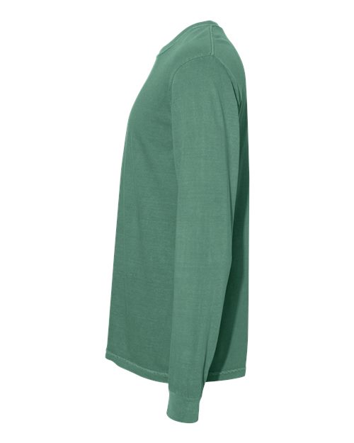 Comfort Colors 6014, Unisex Garment-dyed Heavyweight Long Sleeve T-shirt, Light Green