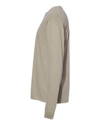 Comfort Colors 6014, Unisex Garment-dyed Heavyweight Long Sleeve T-shirt, Sandstone