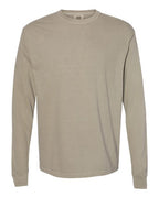Comfort Colors 6014, Unisex Garment-dyed Heavyweight Long Sleeve T-shirt, Sandstone