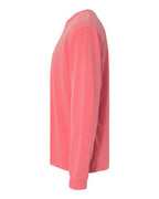 Comfort Colors 6014, Unisex Garment-dyed Heavyweight Long Sleeve T-shirt, Watermelon