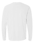 Comfort Colors 6014, Unisex Garment-dyed Heavyweight Long Sleeve T-shirt, White