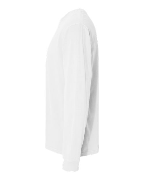 Comfort Colors 6014, Unisex Garment-dyed Heavyweight Long Sleeve T-shirt, White