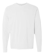 Comfort Colors 6014, Unisex Garment-dyed Heavyweight Long Sleeve T-shirt, White