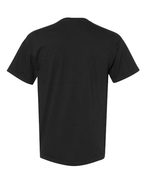 Comfort Colors 6030, Unisex Garment-dyed Heavyweight Pocket T-shirt, Black