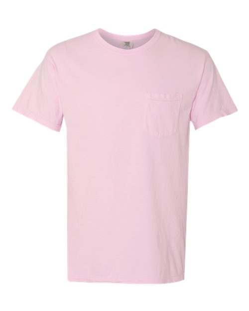 Comfort Colors 6030, Unisex Garment-dyed Heavyweight Pocket T-shirt, Blossom