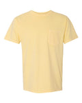 Comfort Colors 6030, Unisex Garment-dyed Heavyweight Pocket T-shirt, Butter