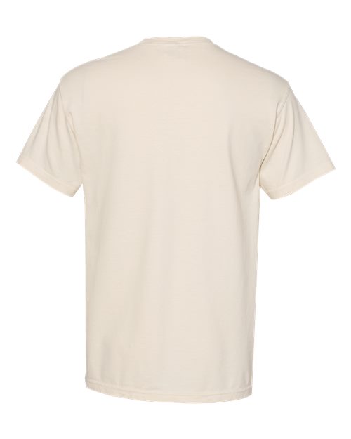 Comfort Colors 6030, Unisex Garment-dyed Heavyweight Pocket T-shirt, Ivory