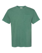Comfort Colors 6030, Unisex Garment-dyed Heavyweight Pocket T-shirt, Light Green