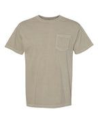 Comfort Colors 6030, Unisex Garment-dyed Heavyweight Pocket T-shirt, Sandstone
