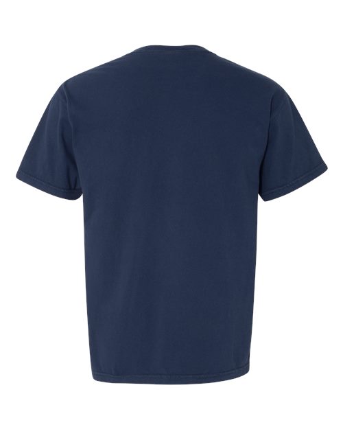 Comfort Colors 6030, Unisex Garment-dyed Heavyweight Pocket T-shirt, True Navy