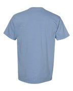 Comfort Colors 6030, Unisex Garment-dyed Heavyweight Pocket T-shirt, Washed Denim
