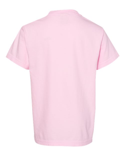 Comfort Colors 9018, Youth Garment-dyed Heavyweight T-shirt, Blossom
