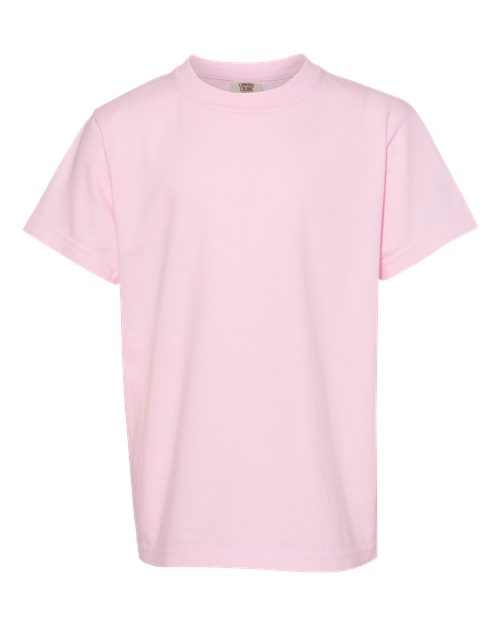 Comfort Colors 9018, Youth Garment-dyed Heavyweight T-shirt, Blossom