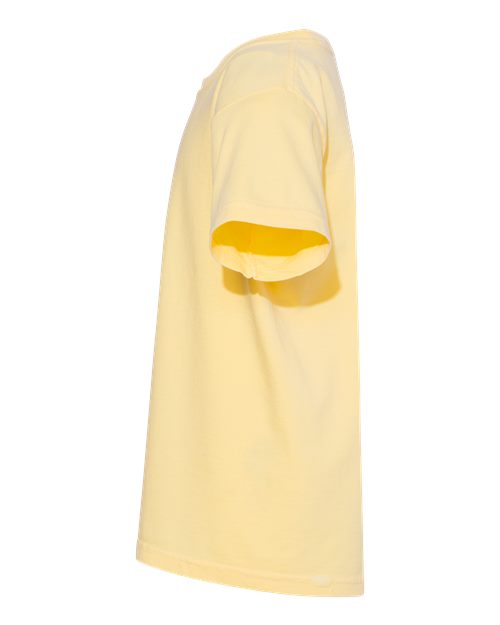 Comfort Colors 9018, Youth Garment-dyed Heavyweight T-shirt, Butter