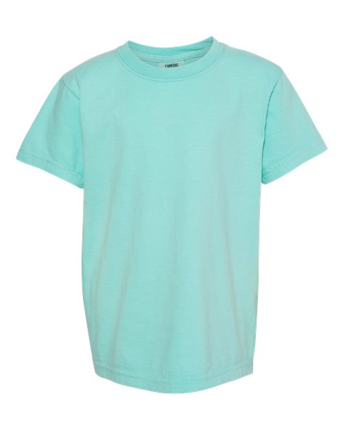 Comfort Colors 9018, Youth Garment-dyed Heavyweight T-shirt, Chalky Mint