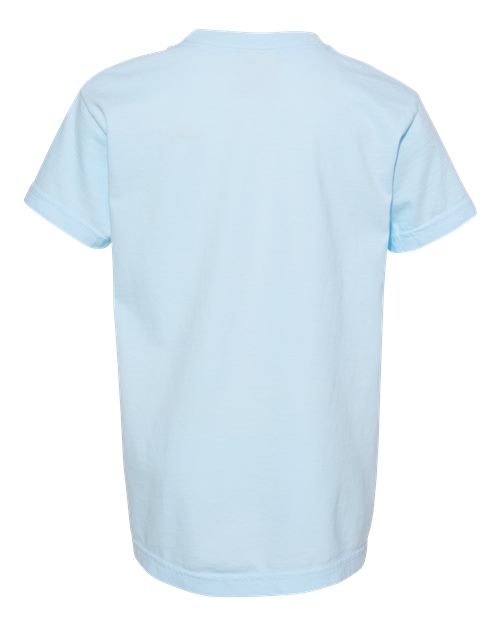 Comfort Colors 9018, Youth Garment-dyed Heavyweight T-shirt, Chambray