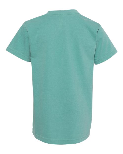 Comfort Colors 9018, Youth Garment-dyed Heavyweight T-shirt, Seafoam